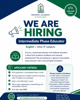 Instagram post from wonderacademy.co.za. This post is in position 1.